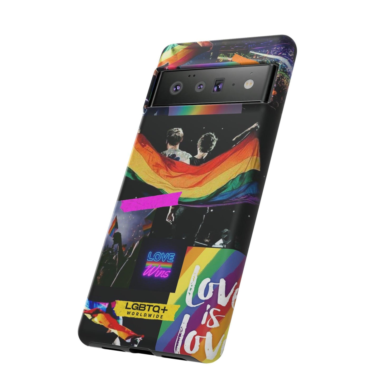 LGBTQWorldwide - ,,COMMUNITY" Doppelgehäuse Handyhülle Accessories, Glossy, iPhone Cases, Matte, Phone accessory, Phone Cases, Samsung Cases, Thermo, Valentine's Day Picks lgbtq Bekleidung Accessoires unisex Zubehör