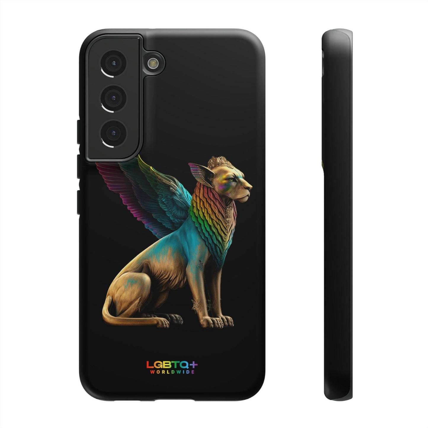 LGBTQWorldwide - ,,SPHINX" Doppelgehäuse Handyhülle Accessories, Glossy, iPhone Cases, Matte, Phone accessory, Phone Cases, Samsung Cases, tough, Valentine's Day Picks lgbtq Bekleidung Accessoires unisex Zubehör