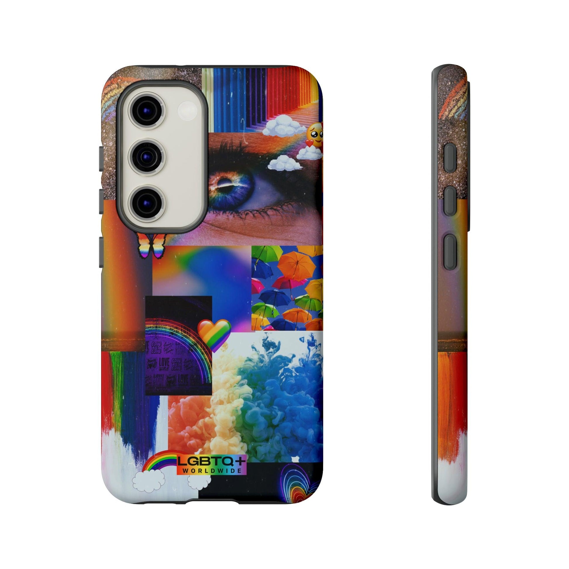 LGBTQWorldwide - ,,VISION" Doppelgehäuse Handyhülle Accessories, Glossy, iPhone Cases, Matte, Phone accessory, Phone Cases, Samsung Cases, Thermo, Valentine's Day Picks lgbtq Bekleidung Accessoires unisex Zubehör