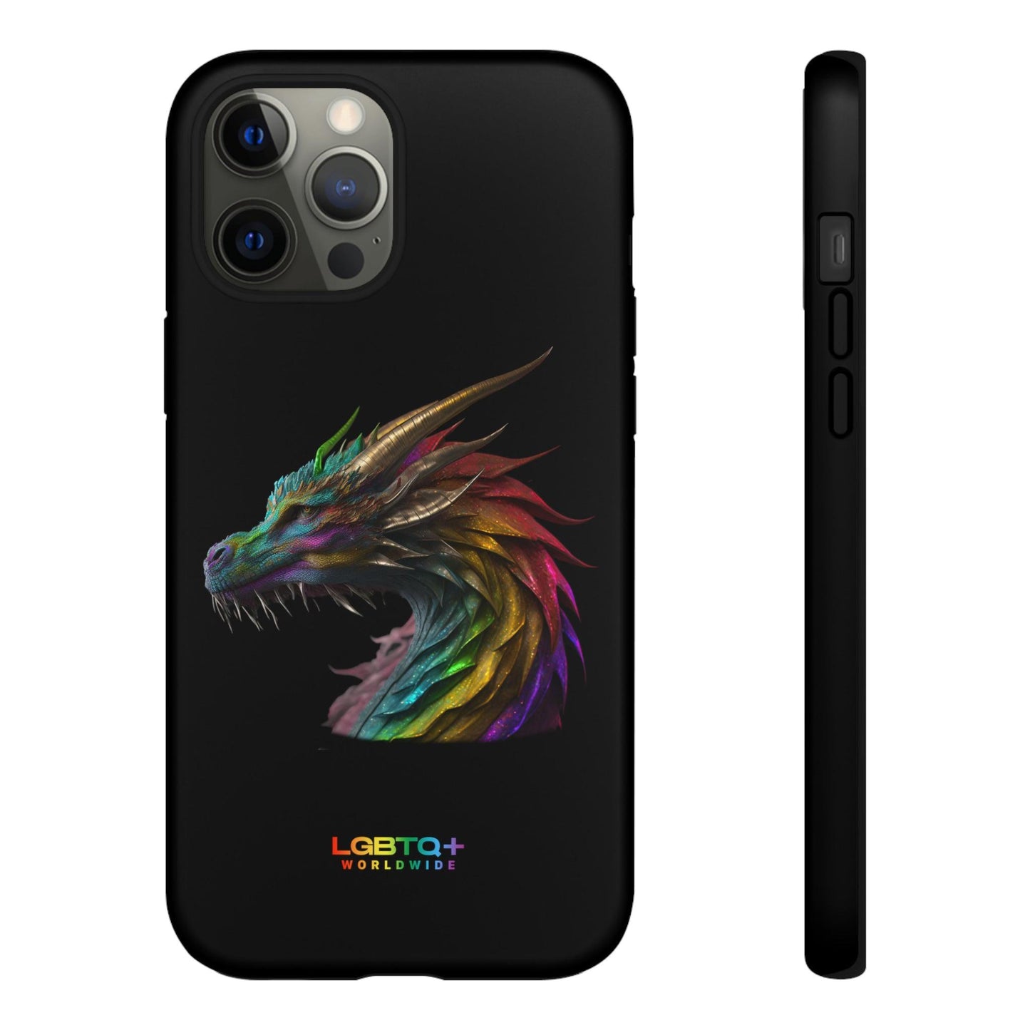 LGBTQWorldwide - ,,DRACHE" Doppelgehäuse Handyhülle Accessories, Glossy, iPhone Cases, Matte, Phone accessory, Phone Cases, Samsung Cases, tough, Valentine's Day Picks lgbtq Bekleidung Accessoires unisex Zubehör