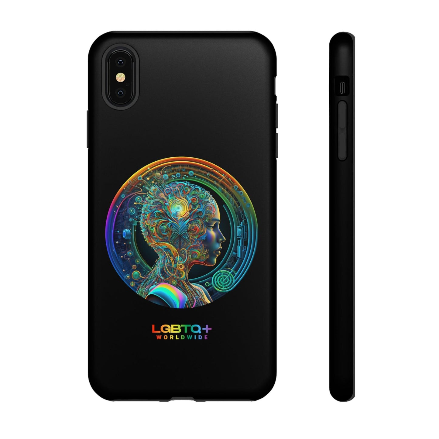 LGBTQWorldwide - ,,INTELLIGENT" Doppelgehäuse Handyhülle Accessories, Glossy, iPhone Cases, Matte, Phone accessory, Phone Cases, Samsung Cases, tough, Valentine's Day Picks lgbtq Bekleidung Accessoires unisex Zubehör