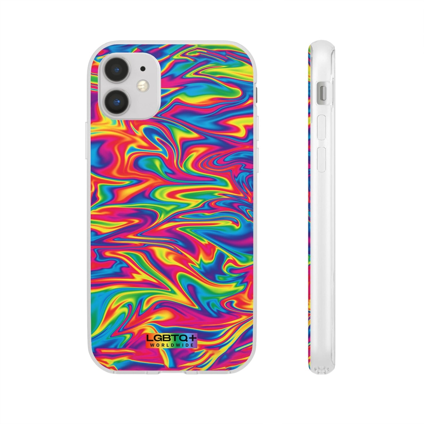 LGBTQWorldwide - ,,ABSTRACT" Flexible Handyhülle Accessories, Case, iPhone, iPhone Cases, Phone accessory, Phone Cases, Samsung Cases, silikon, Valentine's Day promotion lgbtq Bekleidung Accessoires unisex Zubehör