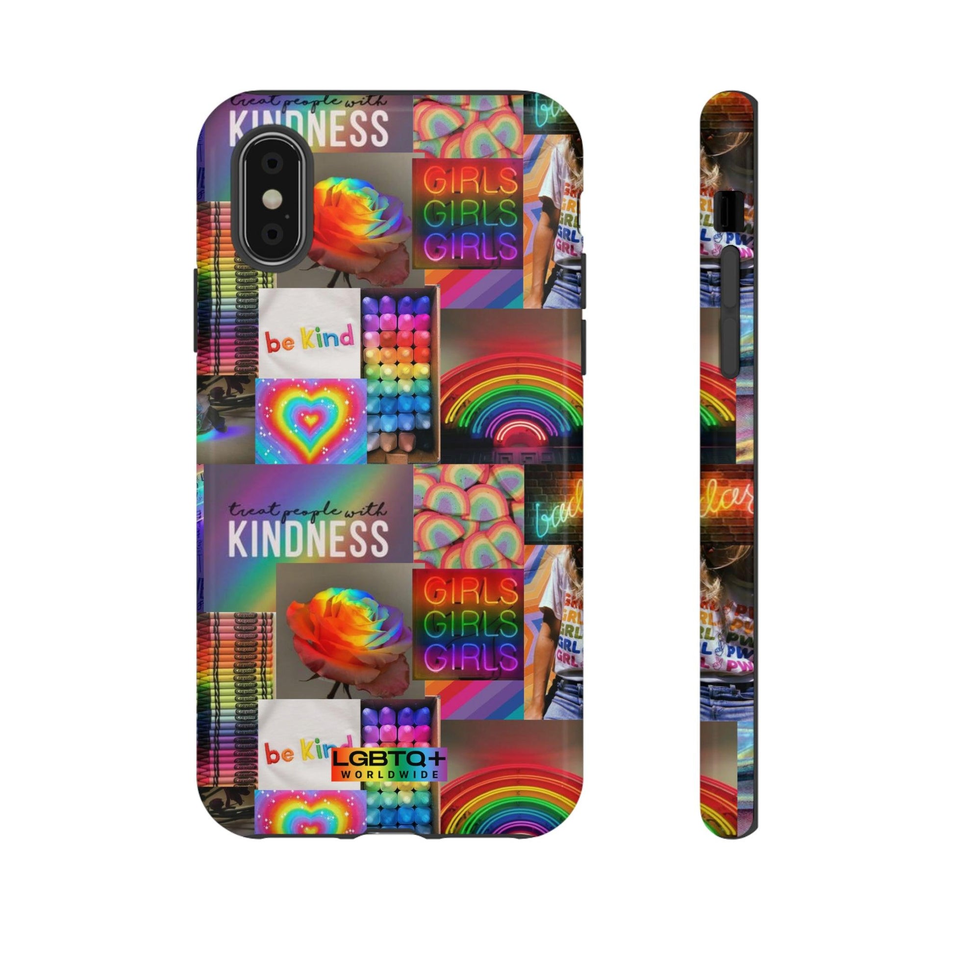 LGBTQWorldwide - ,,FREUNDLICH" Doppelgehäuse Handyhülle Accessories, Glossy, iPhone Cases, Matte, Phone accessory, Phone Cases, Samsung Cases, Thermo, Valentine's Day Picks lgbtq Bekleidung Accessoires unisex Zubehör