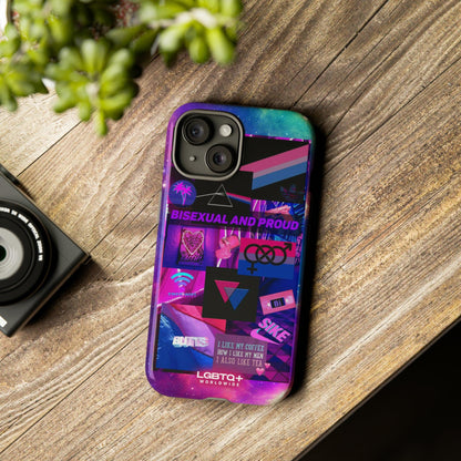 LGBTQWorldwide - ,,BISEXUAL" Doppelgehäuse Handyhülle Accessories, Glossy, iPhone Cases, Matte, Phone accessory, Phone Cases, Samsung Cases, Thermo, Valentine's Day Picks lgbtq Bekleidung Accessoires unisex Zubehör