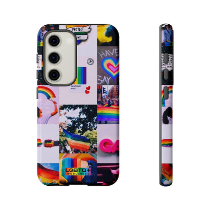 LGBTQWorldwide - ,,REGENBOGEN" Doppelgehäuse Handyhülle Accessories, Glossy, iPhone Cases, Matte, Phone accessory, Phone Cases, Samsung Cases, Thermo, Valentine's Day Picks lgbtq Bekleidung Accessoires unisex Zubehör