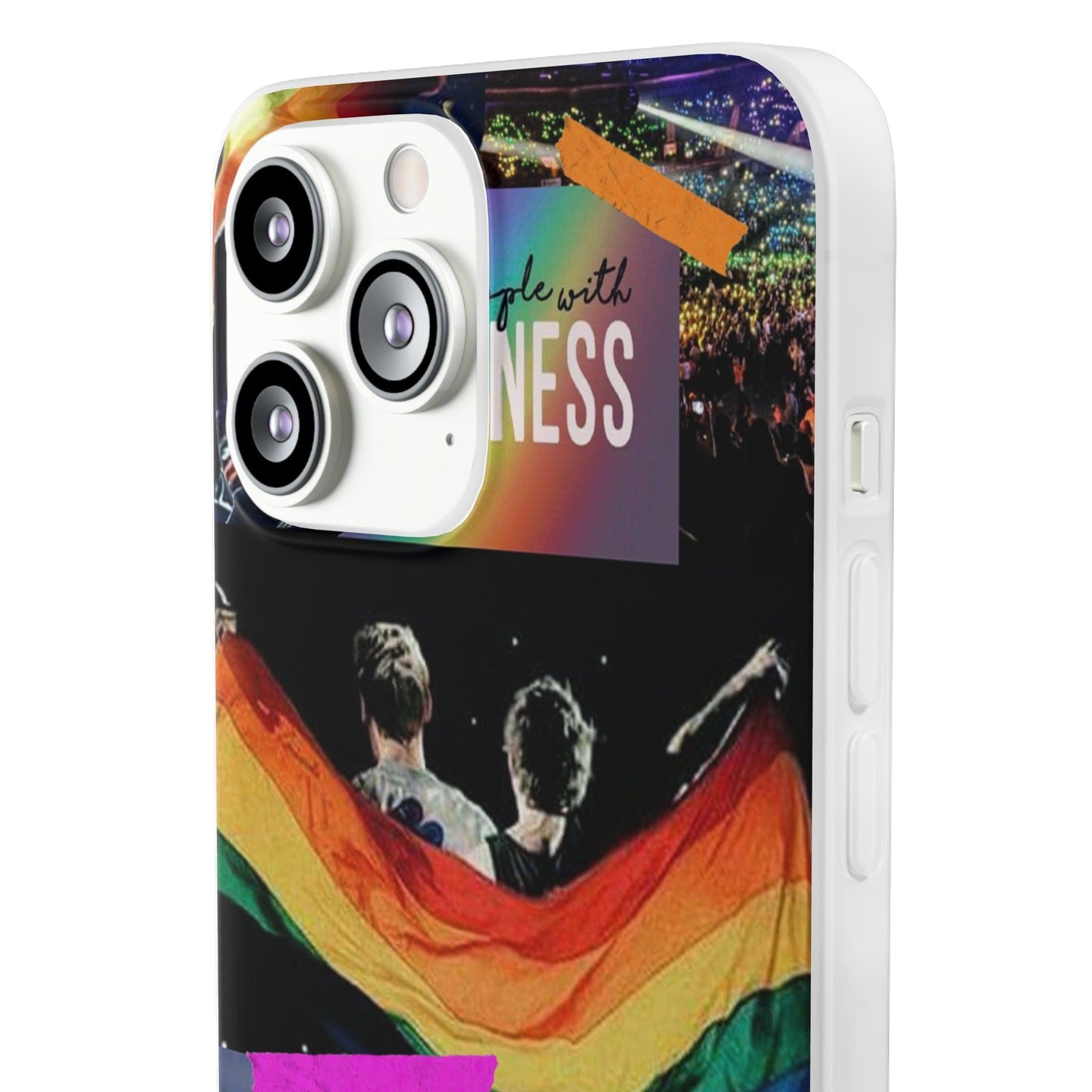 LGBTQWorldwide - ,,KINDNESS" Flexible Handyhülle Accessories, Case, iPhone, iPhone Cases, Phone accessory, Phone Cases, Samsung Cases, silikon, Valentine's Day promotion lgbtq Bekleidung Accessoires unisex Zubehör