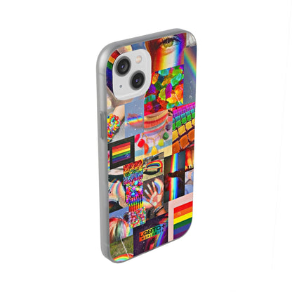 LGBTQWorldwide - ,,COMMUNITY" Flexible Handyhülle Accessories, Case, iPhone, iPhone Cases, Phone accessory, Phone Cases, Samsung Cases, silikon, Valentine's Day promotion lgbtq Bekleidung Accessoires unisex Zubehör