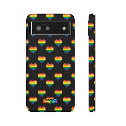 LGBTQWorldwide - ,,COMIC HERZEN" Doppelgehäuse Handyhülle Accessories, Glossy, iPhone Cases, Matte, Phone accessory, Phone Cases, Samsung Cases, Thermo, Valentine's Day Picks lgbtq Bekleidung Accessoires unisex Zubehör