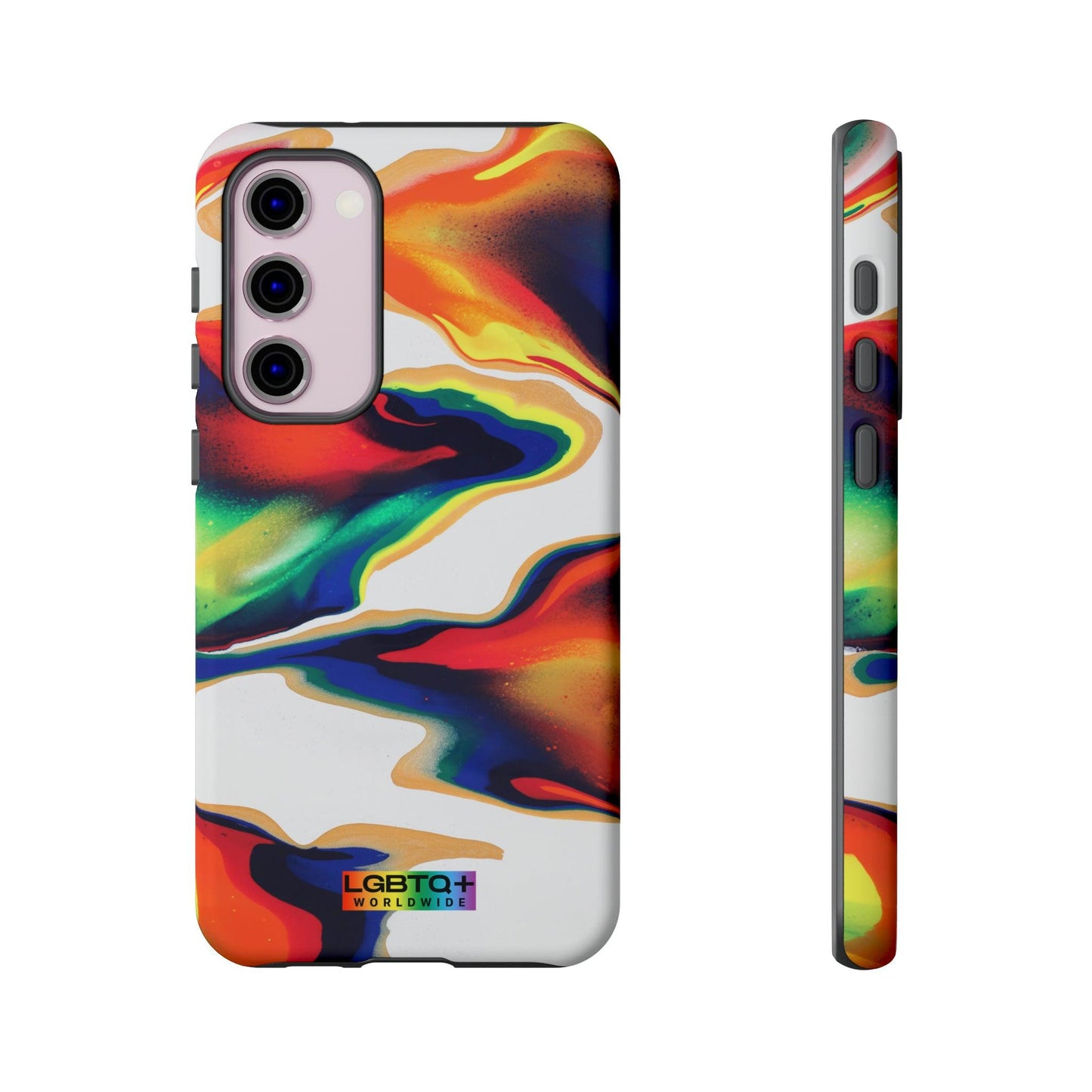 LGBTQWorldwide - ,,EINZIGARTIG" Doppelgehäuse Handyhülle Accessories, Glossy, iPhone Cases, Matte, Phone accessory, Phone Cases, Samsung Cases, Thermo, Valentine's Day Picks lgbtq Bekleidung Accessoires unisex Zubehör