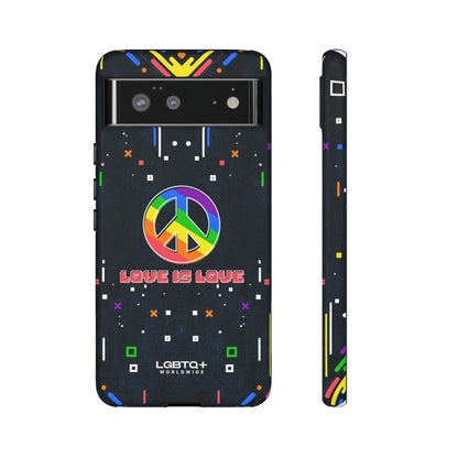 LGBTQWorldwide - ,,PEACE" Doppelgehäuse Handyhülle Accessories, Glossy, iPhone Cases, Matte, Phone accessory, Phone Cases, Samsung Cases, Thermo, Valentine's Day Picks lgbtq Bekleidung Accessoires unisex Zubehör