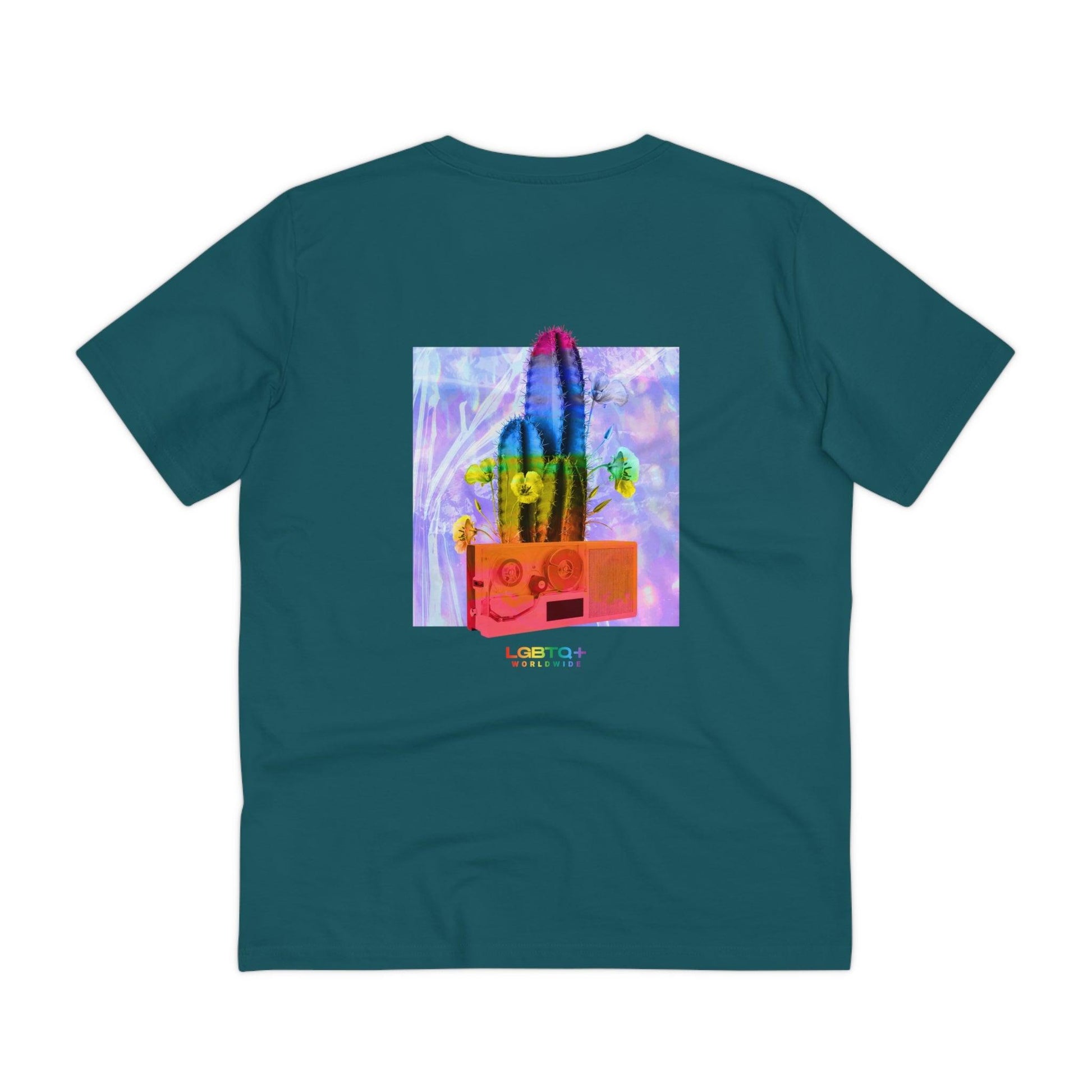 LGBTQWorldwide - ,,KAKTUS" Clothing, Cotton, Crew neck, DTG, Eco-friendly, Men's Clothing, Organic, Recycled, Regular fit, Sustainable, T-shirts, Unisex, Valentine's Day Picks, Vegan, Women's Clothing lgbtq Bekleidung Accessoires unisex Zubehör