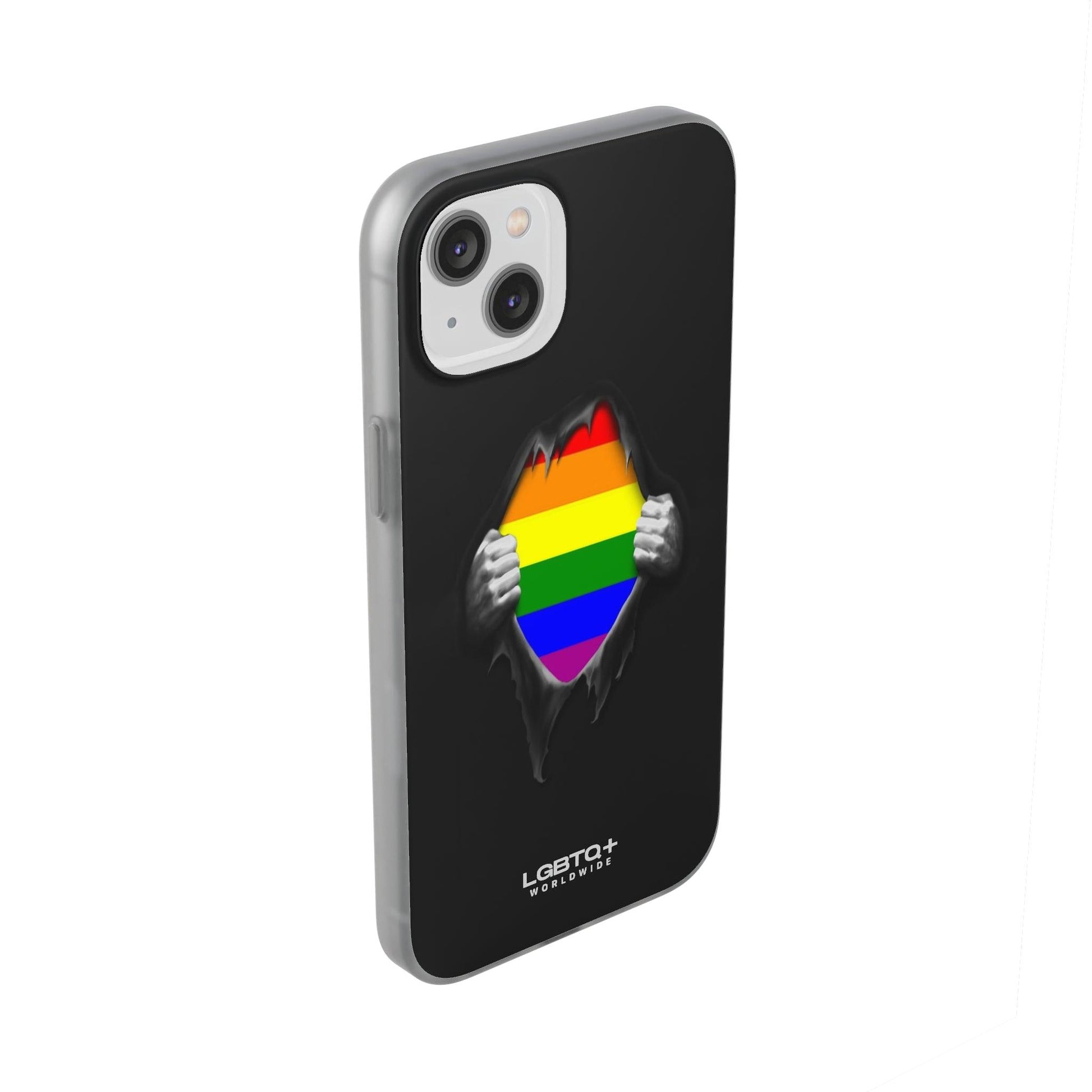 LGBTQWorldwide - ,,SCHWARZES LOCH" Flexible Handyhülle Accessories, Case, iPhone, iPhone Cases, Phone accessory, Phone Cases, Samsung Cases, silikon, Valentine's Day promotion lgbtq Bekleidung Accessoires unisex Zubehör