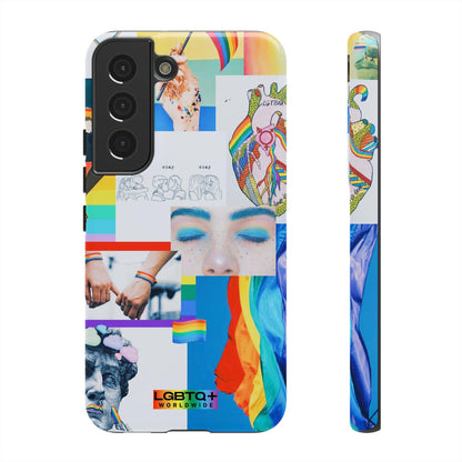 LGBTQWorldwide - ,,LEBEN"Doppelgehäuse Handyhülle Accessories, Glossy, iPhone Cases, Matte, Phone accessory, Phone Cases, Samsung Cases, Thermo, Valentine's Day Picks lgbtq Bekleidung Accessoires unisex Zubehör