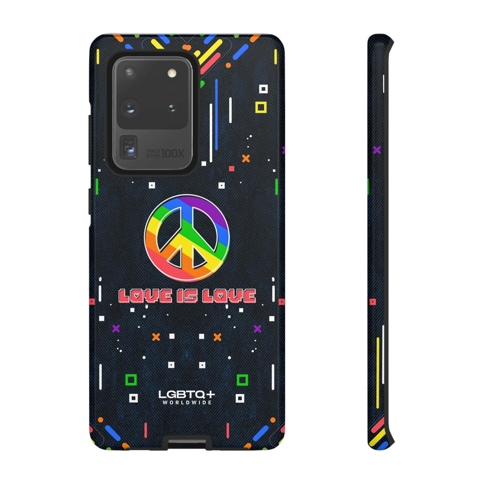 LGBTQWorldwide - ,,PEACE" Doppelgehäuse Handyhülle Accessories, Glossy, iPhone Cases, Matte, Phone accessory, Phone Cases, Samsung Cases, Thermo, Valentine's Day Picks lgbtq Bekleidung Accessoires unisex Zubehör