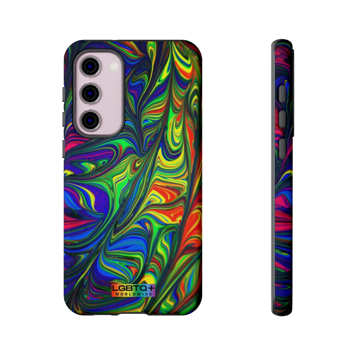 LGBTQWorldwide - ,,ILLUSION" Doppelgehäuse Handyhülle Accessories, Glossy, iPhone Cases, Matte, Phone accessory, Phone Cases, Samsung Cases, Thermo, Valentine's Day Picks lgbtq Bekleidung Accessoires unisex Zubehör