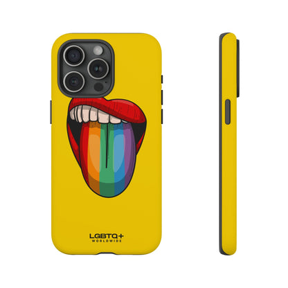 LGBTQWorldwide - ,,ZUNGE" Doppelgehäuse Handyhülle Accessories, Glossy, iPhone Cases, Matte, Phone accessory, Phone Cases, Samsung Cases, Thermo, Valentine's Day Picks lgbtq Bekleidung Accessoires unisex Zubehör