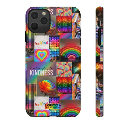 LGBTQWorldwide - ,,FREUNDLICH" Doppelgehäuse Handyhülle Accessories, Glossy, iPhone Cases, Matte, Phone accessory, Phone Cases, Samsung Cases, Thermo, Valentine's Day Picks lgbtq Bekleidung Accessoires unisex Zubehör