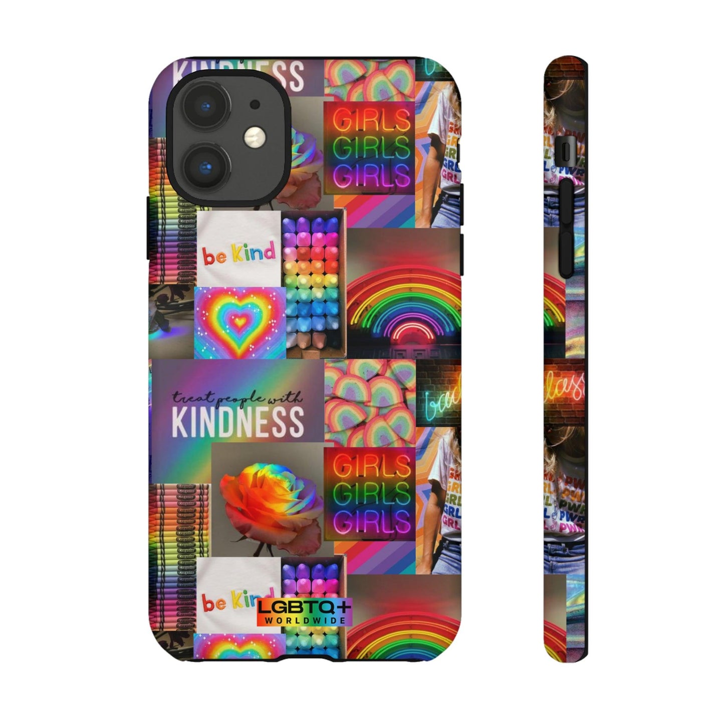 LGBTQWorldwide - ,,FREUNDLICH" Doppelgehäuse Handyhülle Accessories, Glossy, iPhone Cases, Matte, Phone accessory, Phone Cases, Samsung Cases, Thermo, Valentine's Day Picks lgbtq Bekleidung Accessoires unisex Zubehör