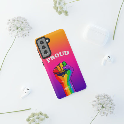 LGBTQWorldwide - ,,GLÜCKLICH" Doppelgehäuse Handyhülle Accessories, Glossy, iPhone Cases, Matte, Phone accessory, Phone Cases, Samsung Cases, Thermo, Valentine's Day Picks lgbtq Bekleidung Accessoires unisex Zubehör