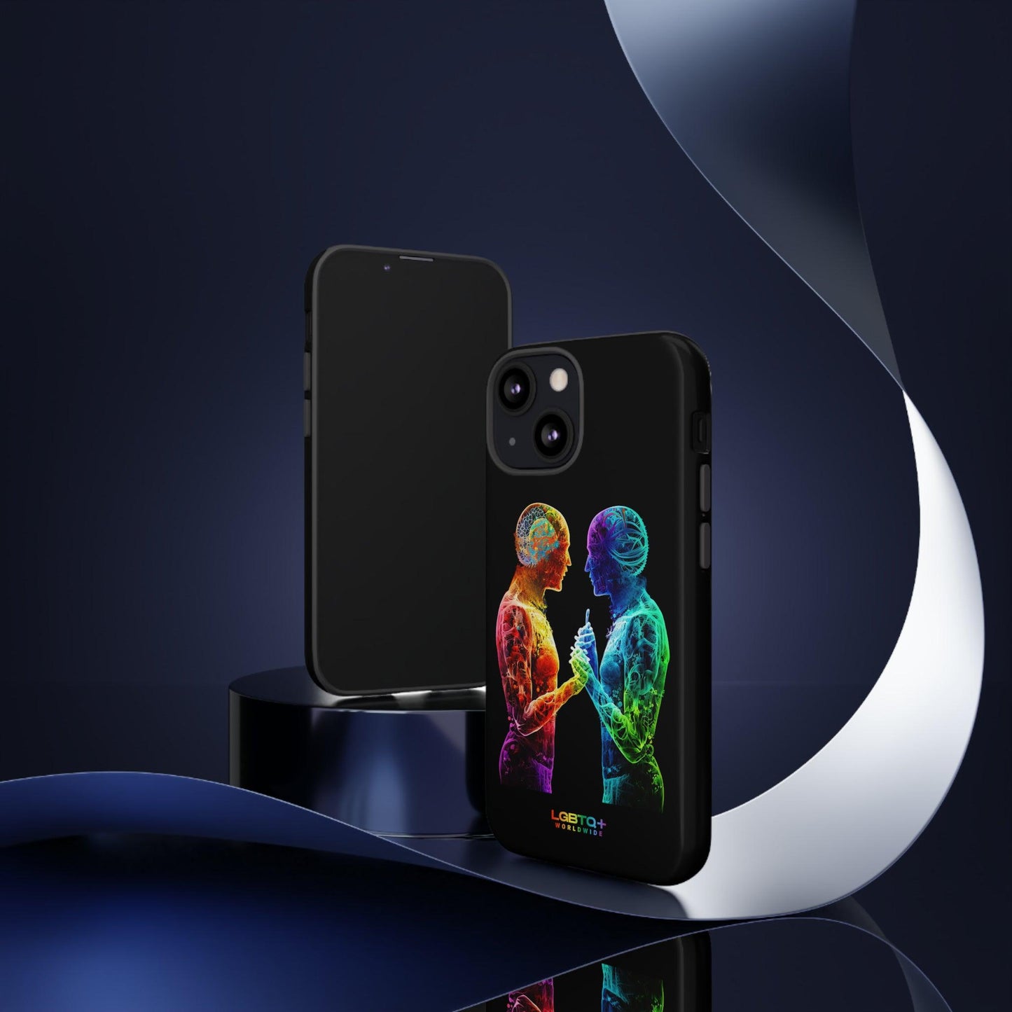 LGBTQWorldwide - ,,ZUSAMMEN" Doppelgehäuse Handyhülle Accessories, Glossy, iPhone Cases, Matte, Phone accessory, Phone Cases, Samsung Cases, tough, Valentine's Day Picks lgbtq Bekleidung Accessoires unisex Zubehör