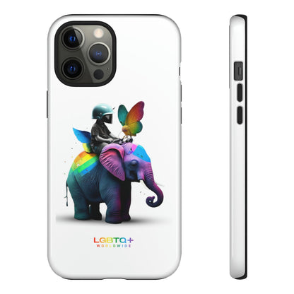 LGBTQWorldwide - ,,SCHMETTERLING" Doppelgehäuse Handyhülle Accessories, Glossy, iPhone Cases, Matte, Phone accessory, Phone Cases, Samsung Cases, tough, Valentine's Day Picks lgbtq Bekleidung Accessoires unisex Zubehör