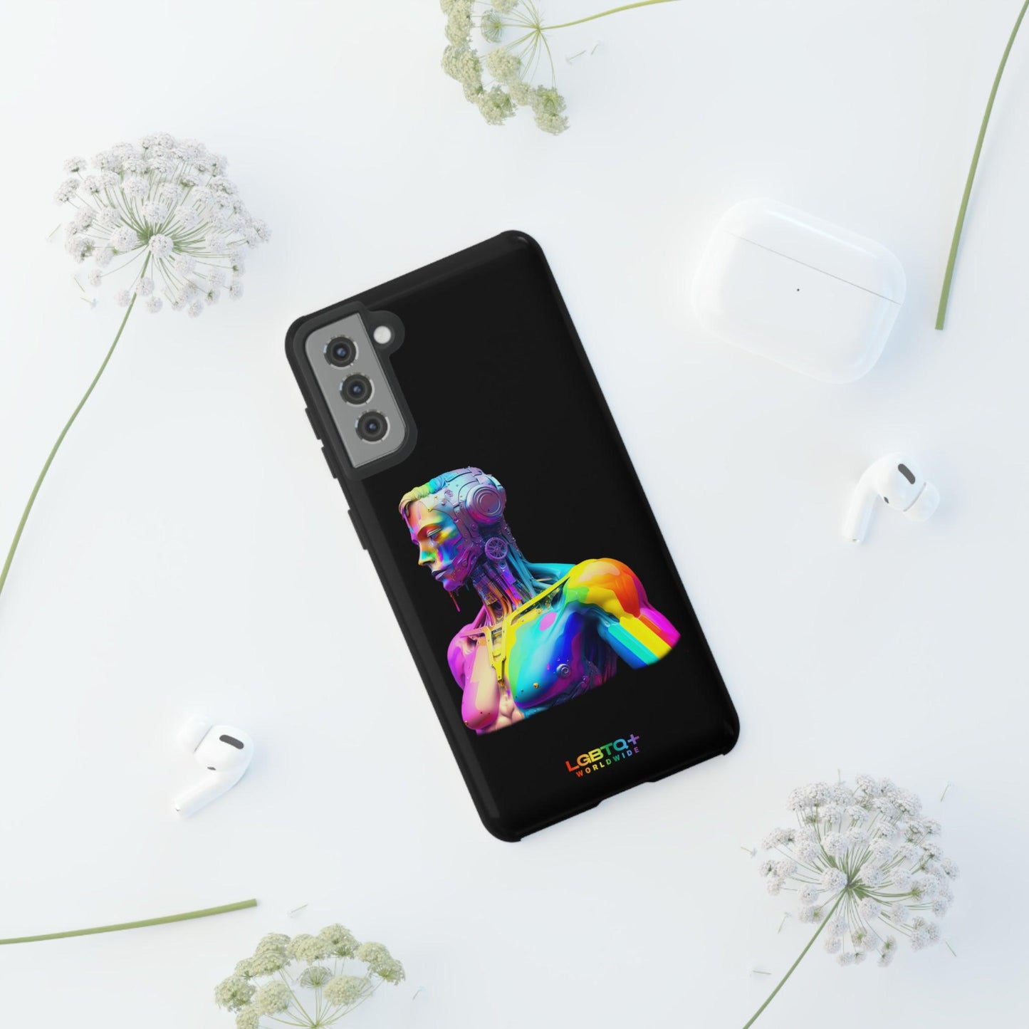 LGBTQWorldwide - ,,ZUKÜNFTIGER ROBOTER" Doppelgehäuse Handyhülle Accessories, Glossy, iPhone Cases, Matte, Phone accessory, Phone Cases, Samsung Cases, tough, Valentine's Day Picks lgbtq Bekleidung Accessoires unisex Zubehör