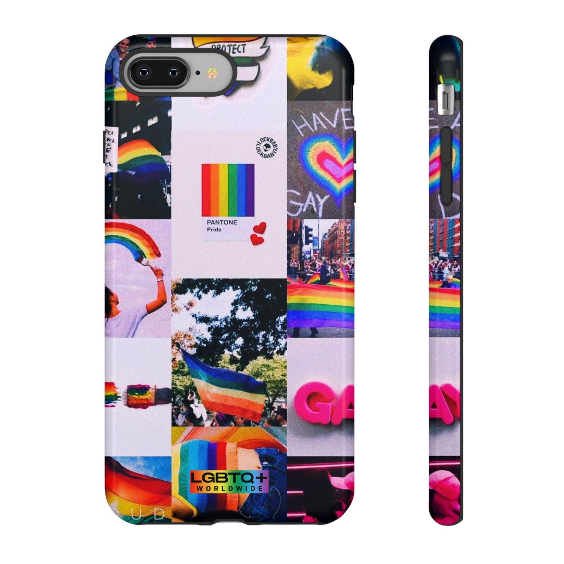 LGBTQWorldwide - ,,REGENBOGEN" Doppelgehäuse Handyhülle Accessories, Glossy, iPhone Cases, Matte, Phone accessory, Phone Cases, Samsung Cases, Thermo, Valentine's Day Picks lgbtq Bekleidung Accessoires unisex Zubehör