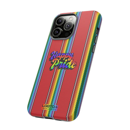 LGBTQWorldwide - ,,HAPPY PRIDE" Doppelgehäuse Handyhülle Accessories, Glossy, iPhone Cases, Matte, Phone accessory, Phone Cases, Samsung Cases, Thermo, Valentine's Day Picks lgbtq Bekleidung Accessoires unisex Zubehör