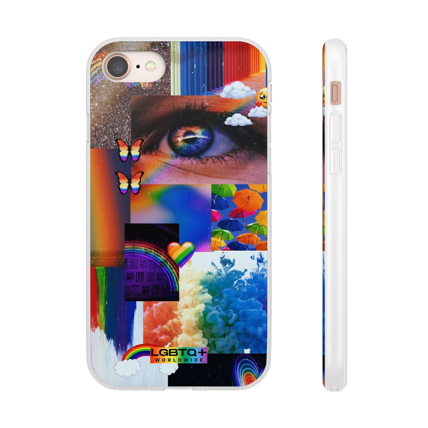 LGBTQWorldwide - ,,VISION" Flexible Handyhülle Accessories, Case, iPhone, iPhone Cases, Phone accessory, Phone Cases, Samsung Cases, silikon, Valentine's Day promotion lgbtq Bekleidung Accessoires unisex Zubehör