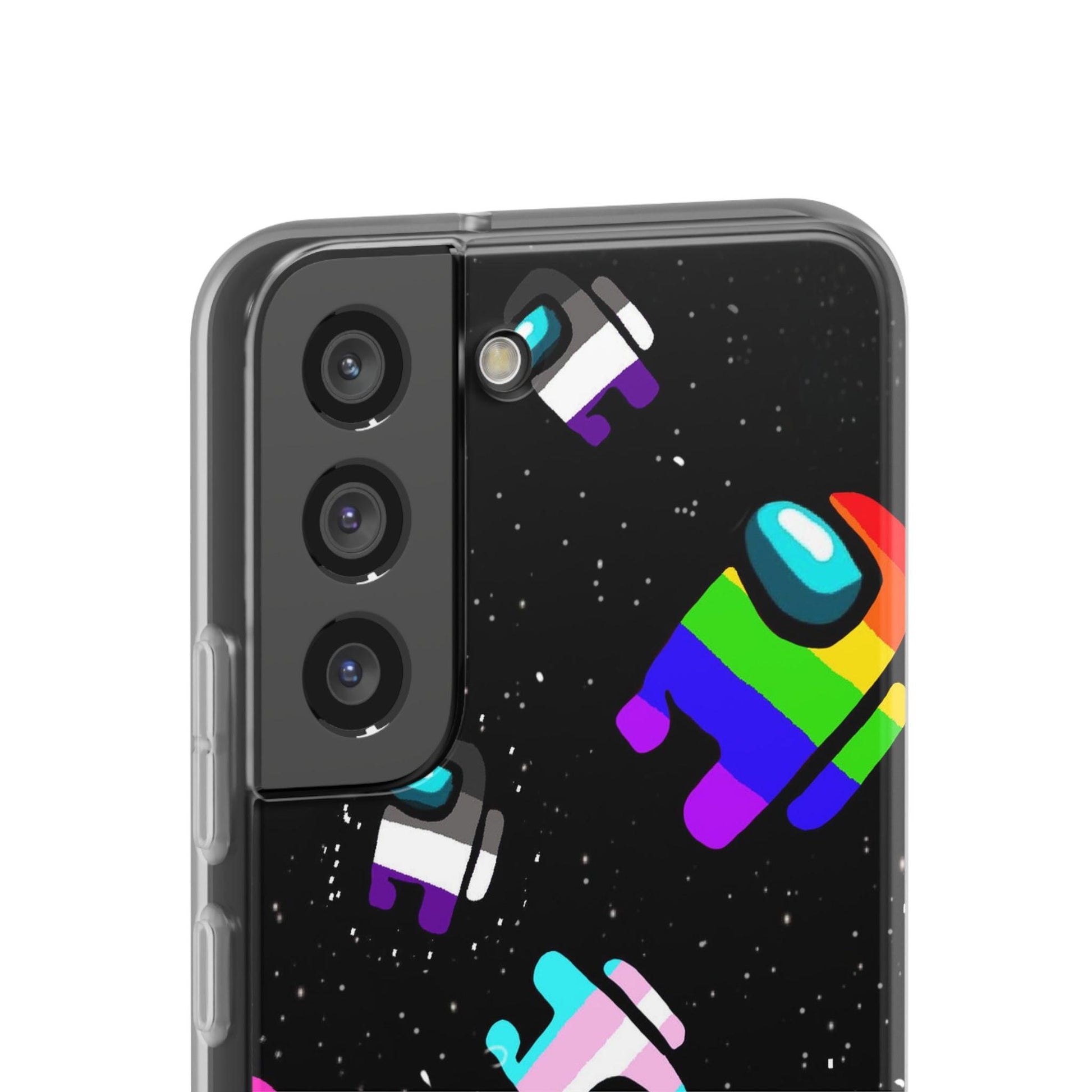 LGBTQWorldwide - ,,IMPOSTER" Flexible Handyhülle Accessories, Case, iPhone, iPhone Cases, Phone accessory, Phone Cases, Samsung Cases, silikon, Valentine's Day promotion lgbtq Bekleidung Accessoires unisex Zubehör