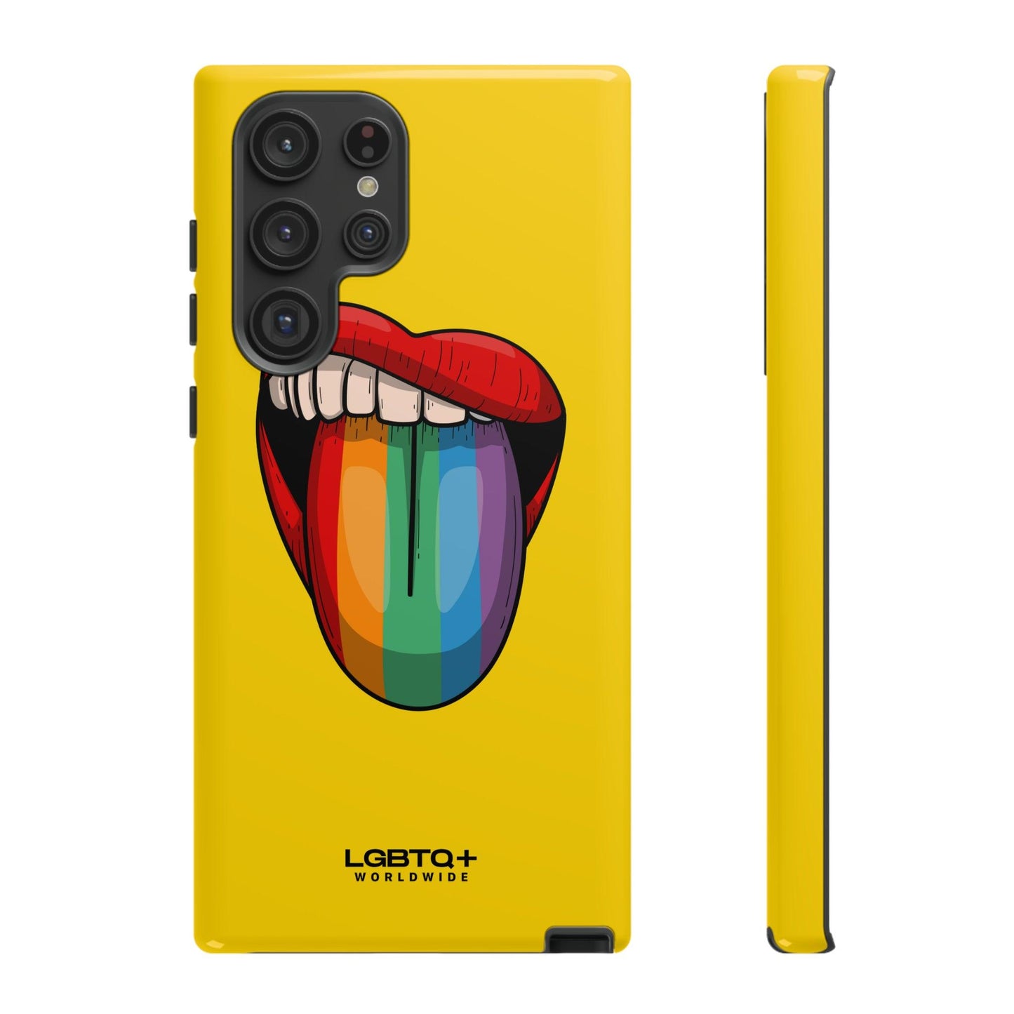 LGBTQWorldwide - ,,ZUNGE" Doppelgehäuse Handyhülle Accessories, Glossy, iPhone Cases, Matte, Phone accessory, Phone Cases, Samsung Cases, Thermo, Valentine's Day Picks lgbtq Bekleidung Accessoires unisex Zubehör