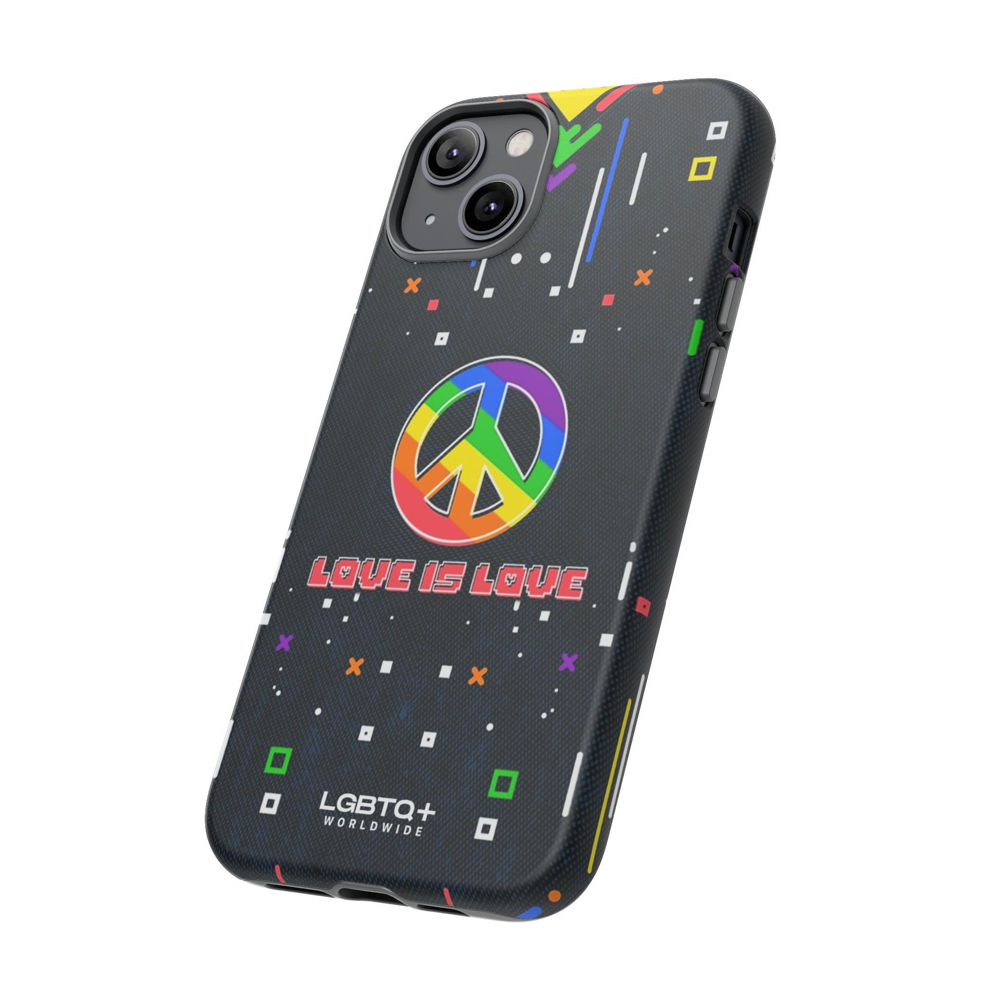 LGBTQWorldwide - ,,PEACE" Doppelgehäuse Handyhülle Accessories, Glossy, iPhone Cases, Matte, Phone accessory, Phone Cases, Samsung Cases, Thermo, Valentine's Day Picks lgbtq Bekleidung Accessoires unisex Zubehör