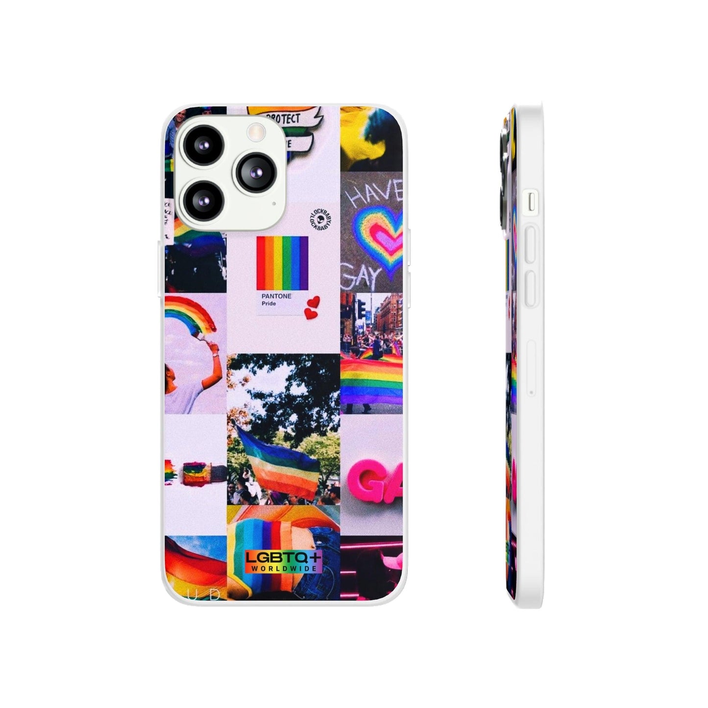 LGBTQWorldwide - ,,REGENBOGEN" Flexible Handyhülle Accessories, Case, iPhone, iPhone Cases, Phone accessory, Phone Cases, Samsung Cases, silikon, Valentine's Day promotion lgbtq Bekleidung Accessoires unisex Zubehör