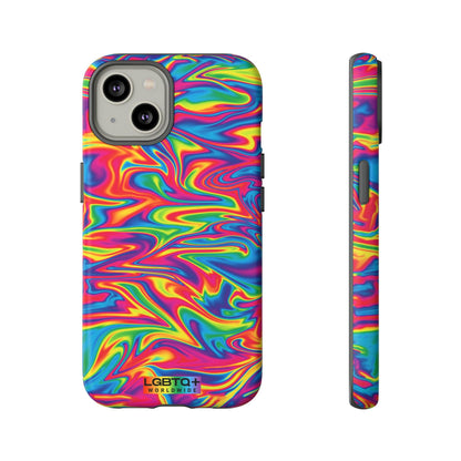 LGBTQWorldwide - ,,ABSTRACT" Doppelgehäuse Handyhülle Accessories, Glossy, iPhone Cases, Matte, Phone accessory, Phone Cases, Samsung Cases, Thermo, Valentine's Day Picks lgbtq Bekleidung Accessoires unisex Zubehör