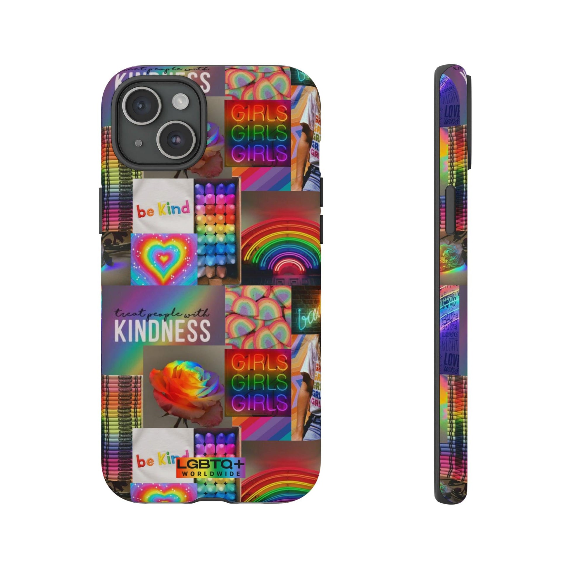 LGBTQWorldwide - ,,FREUNDLICH" Doppelgehäuse Handyhülle Accessories, Glossy, iPhone Cases, Matte, Phone accessory, Phone Cases, Samsung Cases, Thermo, Valentine's Day Picks lgbtq Bekleidung Accessoires unisex Zubehör