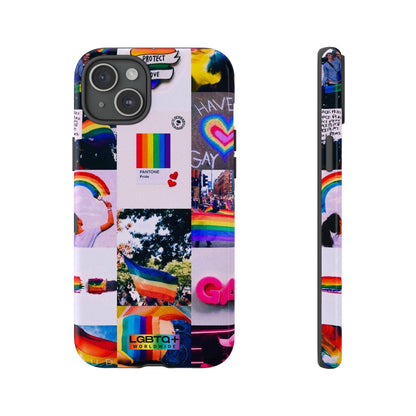 LGBTQWorldwide - ,,REGENBOGEN" Doppelgehäuse Handyhülle Accessories, Glossy, iPhone Cases, Matte, Phone accessory, Phone Cases, Samsung Cases, Thermo, Valentine's Day Picks lgbtq Bekleidung Accessoires unisex Zubehör