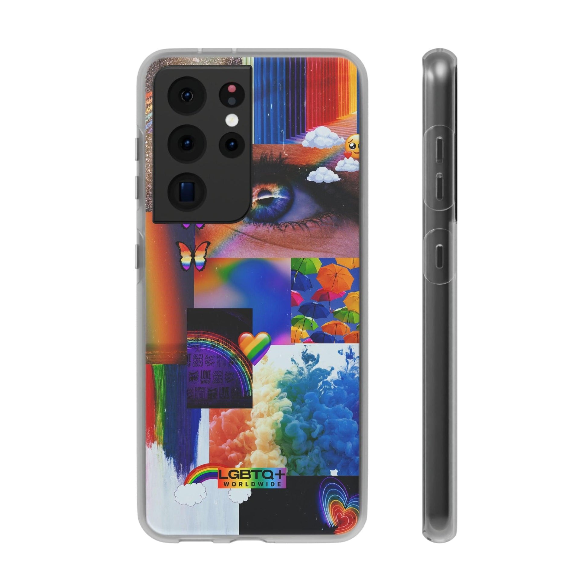 LGBTQWorldwide - ,,VISION" Flexible Handyhülle Accessories, Case, iPhone, iPhone Cases, Phone accessory, Phone Cases, Samsung Cases, silikon, Valentine's Day promotion lgbtq Bekleidung Accessoires unisex Zubehör