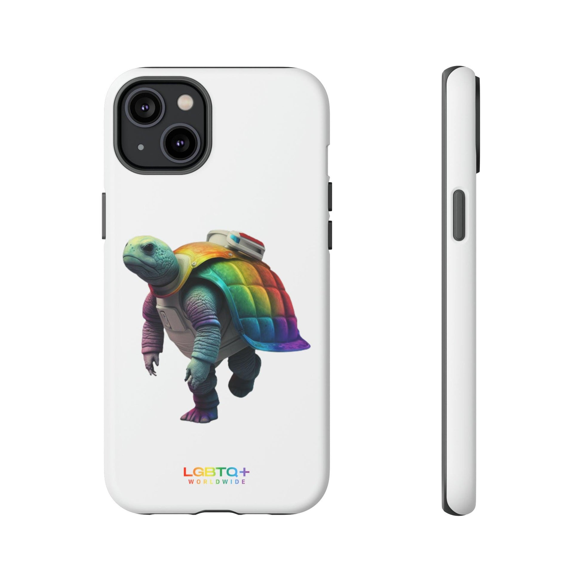 LGBTQWorldwide - ,,SCHILDKRÖTE" Doppelgehäuse Handyhülle Accessories, Glossy, iPhone Cases, Matte, Phone accessory, Phone Cases, Samsung Cases, tough, Valentine's Day Picks lgbtq Bekleidung Accessoires unisex Zubehör