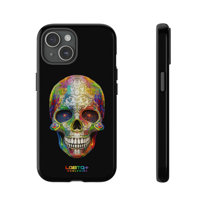 LGBTQWorldwide - ,,SKULL HEAD" Doppelgehäuse Handyhülle Accessories, Glossy, iPhone Cases, Matte, Phone accessory, Phone Cases, Samsung Cases, tough, Valentine's Day Picks lgbtq Bekleidung Accessoires unisex Zubehör