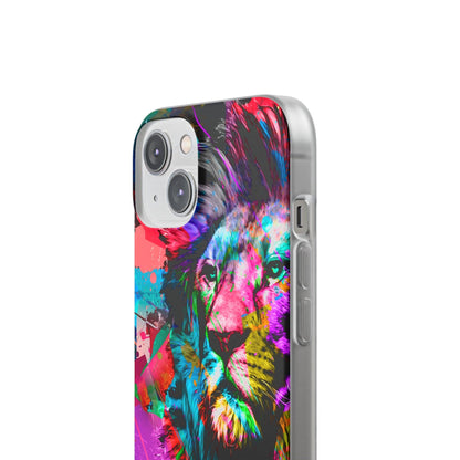 LGBTQWorldwide - ,,STARKER LÖWE" Flexible Handyhülle Accessories, Case, iPhone, iPhone Cases, Phone accessory, Phone Cases, Samsung Cases, silikon, Valentine's Day promotion lgbtq Bekleidung Accessoires unisex Zubehör