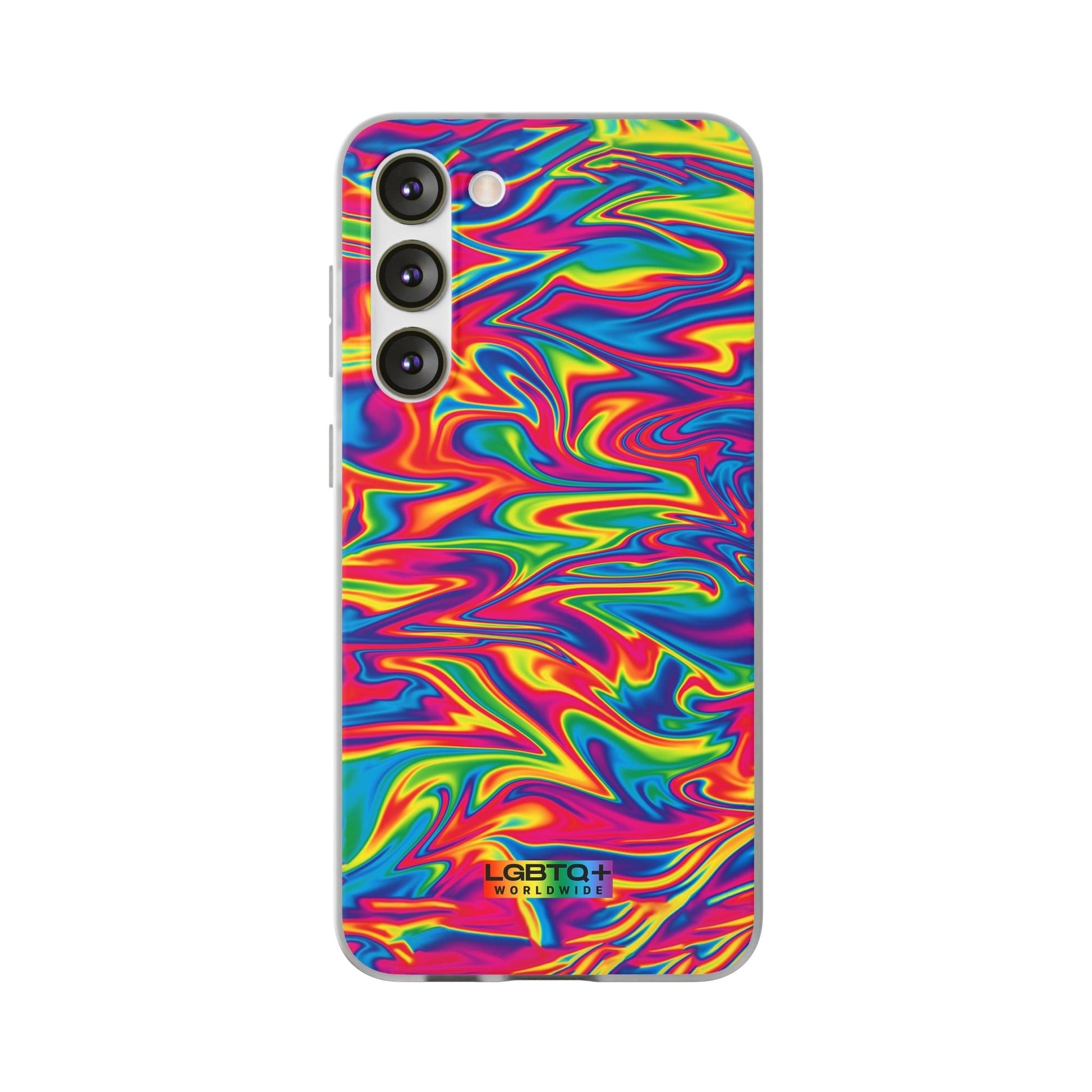 LGBTQWorldwide - ,,ABSTRACT" Flexible Handyhülle Accessories, Case, iPhone, iPhone Cases, Phone accessory, Phone Cases, Samsung Cases, silikon, Valentine's Day promotion lgbtq Bekleidung Accessoires unisex Zubehör