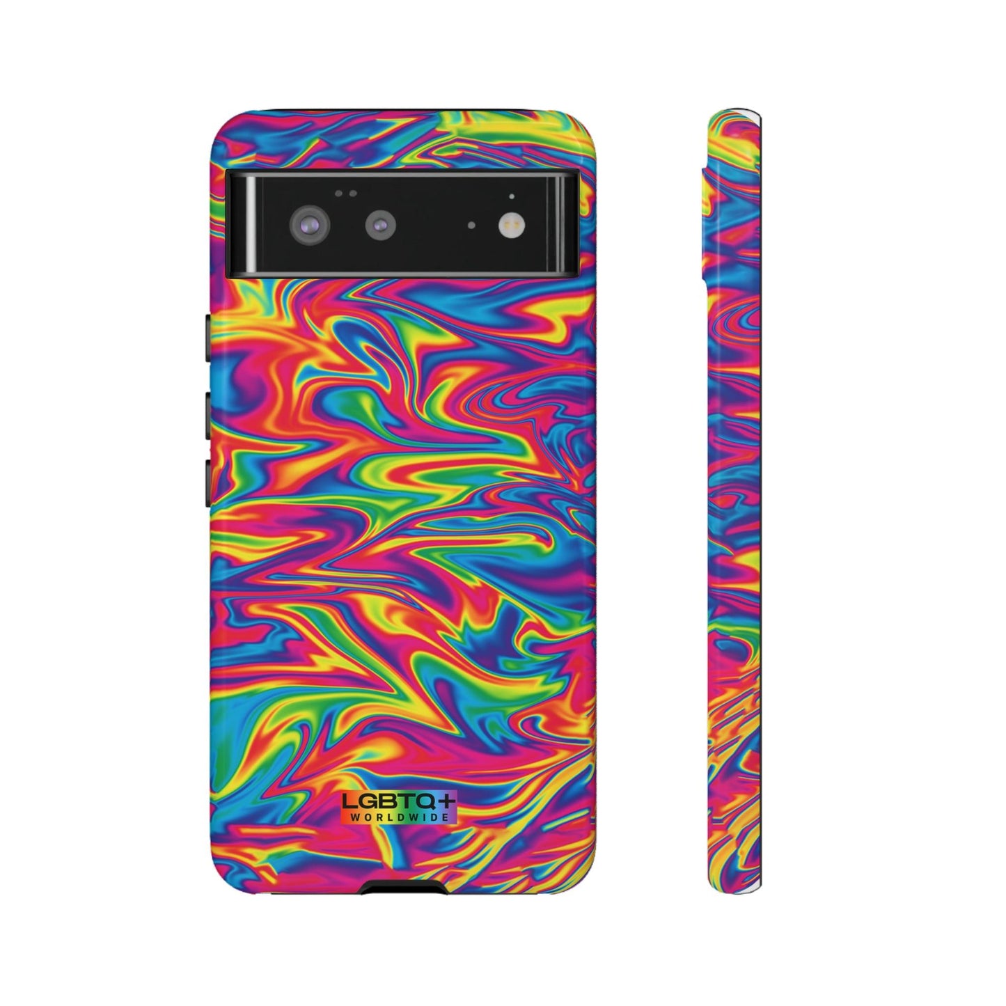 LGBTQWorldwide - ,,ABSTRACT" Doppelgehäuse Handyhülle Accessories, Glossy, iPhone Cases, Matte, Phone accessory, Phone Cases, Samsung Cases, Thermo, Valentine's Day Picks lgbtq Bekleidung Accessoires unisex Zubehör