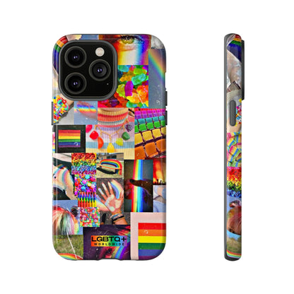 LGBTQWorldwide - ,,FARBEN" Doppelgehäuse Handyhülle Accessories, Glossy, iPhone Cases, Matte, Phone accessory, Phone Cases, Samsung Cases, Thermo, Valentine's Day Picks lgbtq Bekleidung Accessoires unisex Zubehör