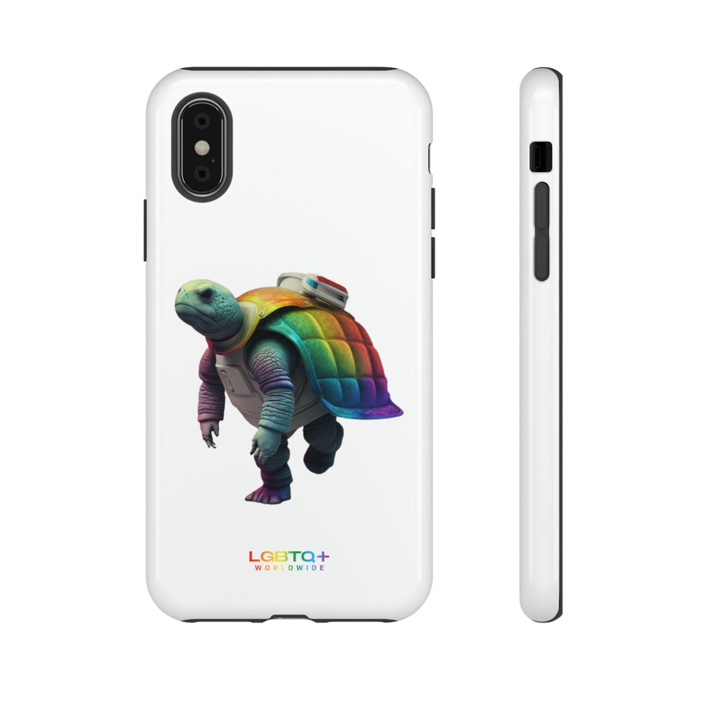 LGBTQWorldwide - ,,SCHILDKRÖTE" Doppelgehäuse Handyhülle Accessories, Glossy, iPhone Cases, Matte, Phone accessory, Phone Cases, Samsung Cases, tough, Valentine's Day Picks lgbtq Bekleidung Accessoires unisex Zubehör