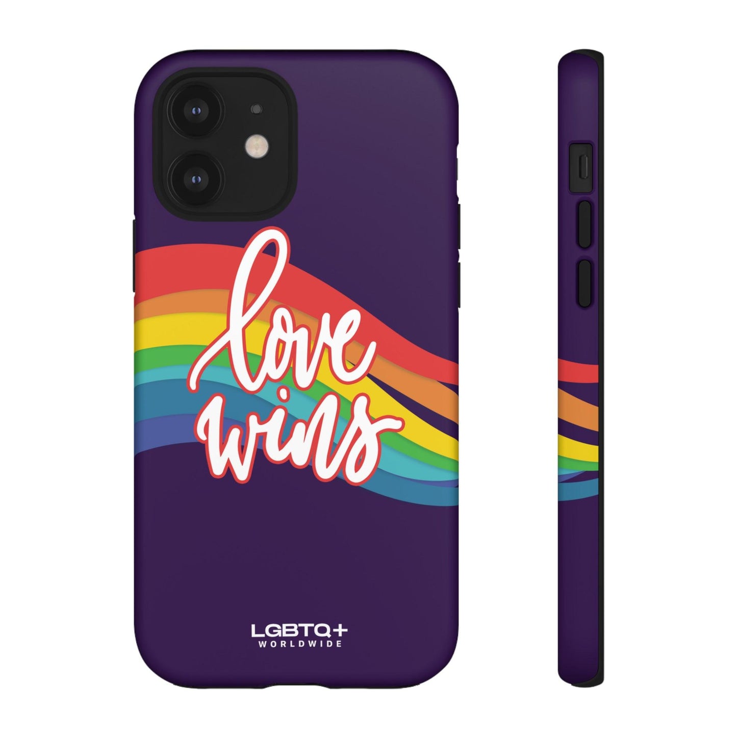 LGBTQWorldwide - ,,LIEBE GEWINNT" Doppelgehäuse Handyhülle Accessories, Glossy, iPhone Cases, Matte, Phone accessory, Phone Cases, Samsung Cases, Thermo, Valentine's Day Picks lgbtq Bekleidung Accessoires unisex Zubehör