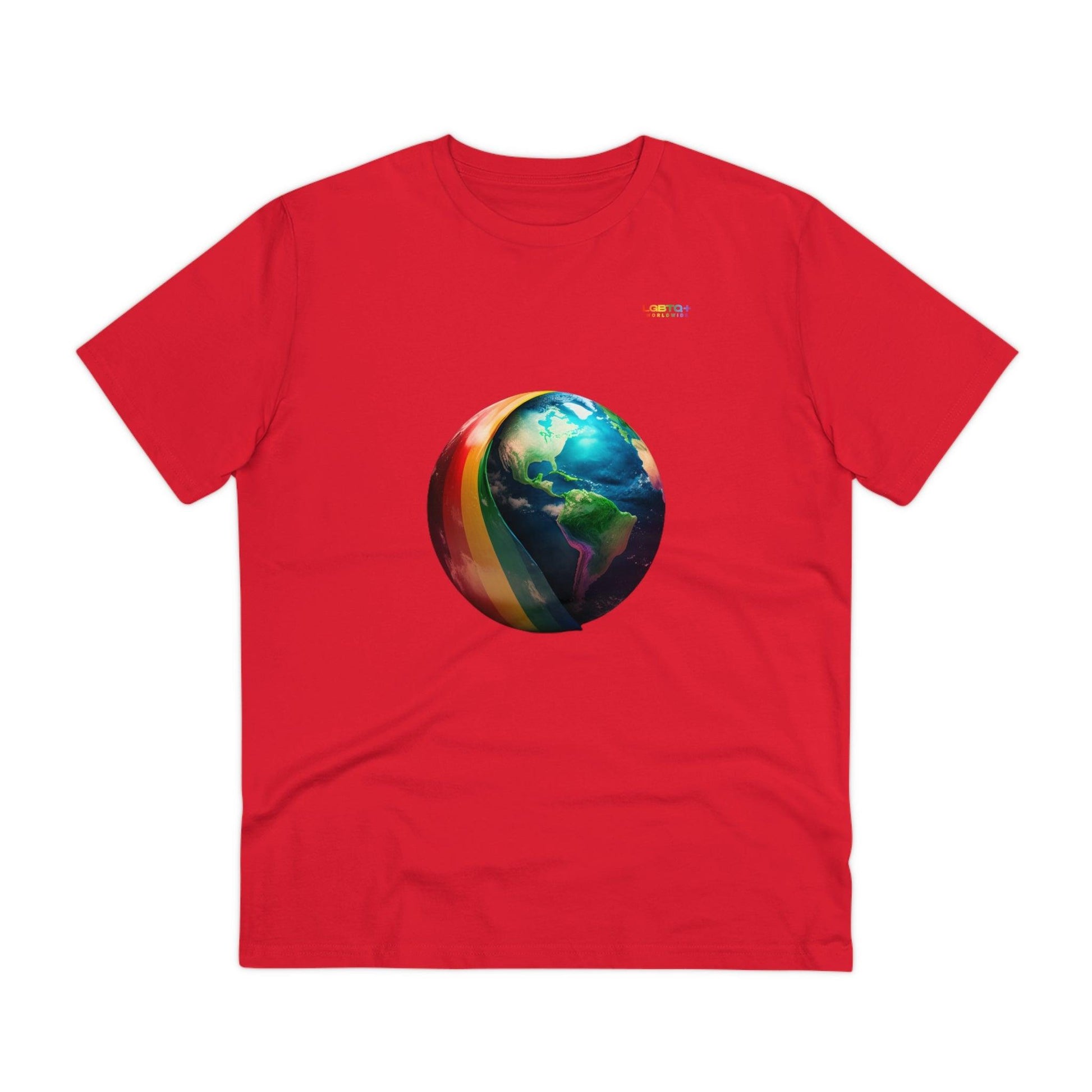 LGBTQWorldwide - ,,ZUKÜNFTIGE WELT" ai, Cotton, Crew neck, DTG, Eco-friendly, Men's Clothing, Organic, Recycled, Regular fit, Sustainable, T-shirts, Unisex, Valentine's Day Picks, Vegan, Women's Clothing lgbtq Bekleidung Accessoires unisex Zubehör