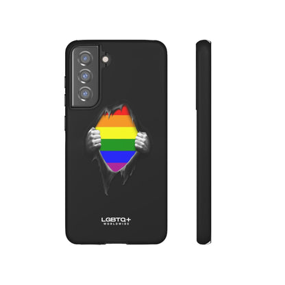 LGBTQWorldwide - ,,SCHWARZES LOCH" Doppelgehäuse Handyhülle Accessories, Glossy, iPhone Cases, Matte, Phone accessory, Phone Cases, Samsung Cases, Thermo, Valentine's Day Picks lgbtq Bekleidung Accessoires unisex Zubehör