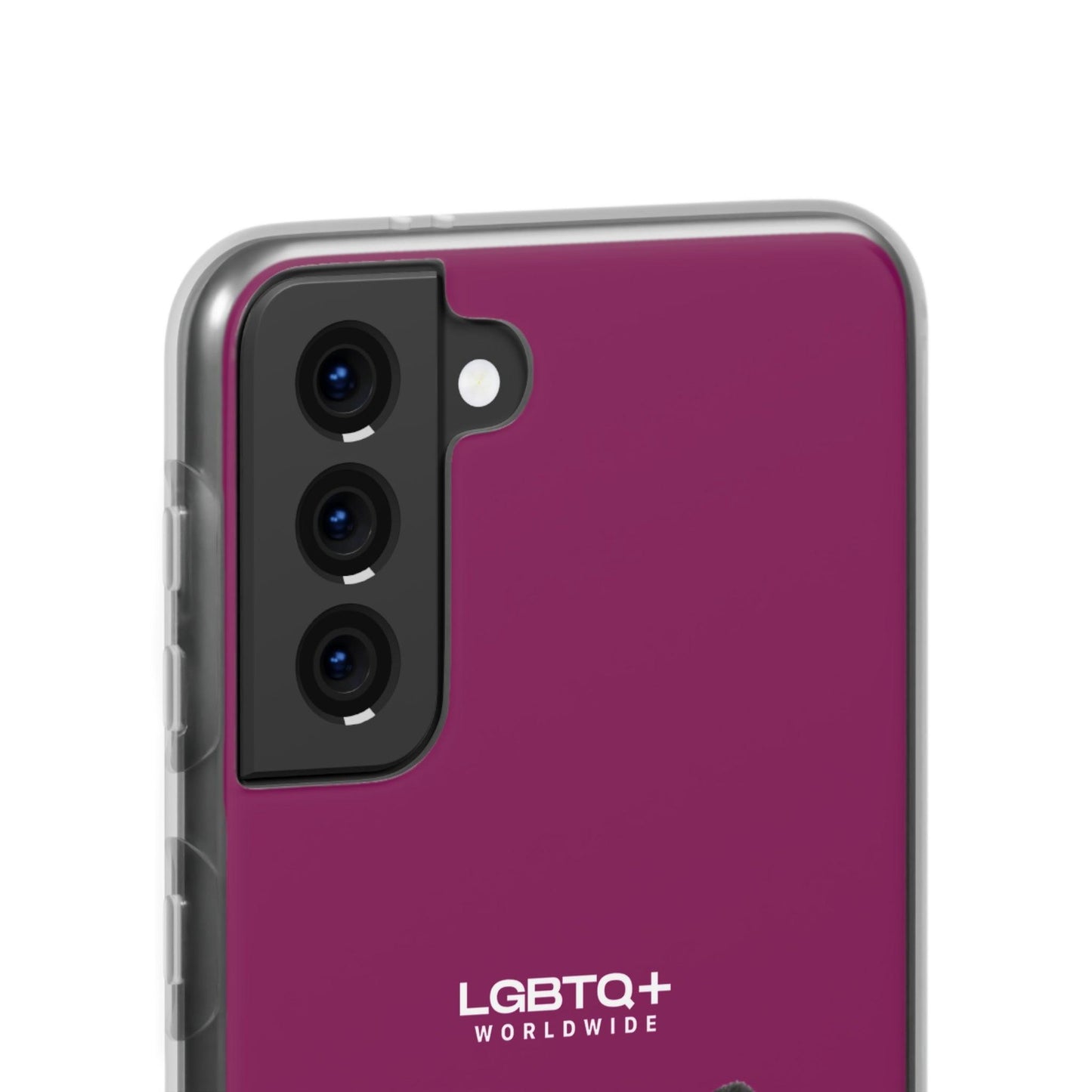 LGBTQWorldwide - ,,GLÜCKLICHER HUND" Flexible Handyhülle Accessories, Case, iPhone, iPhone Cases, Phone accessory, Phone Cases, Samsung Cases, silikon, Valentine's Day promotion lgbtq Bekleidung Accessoires unisex Zubehör