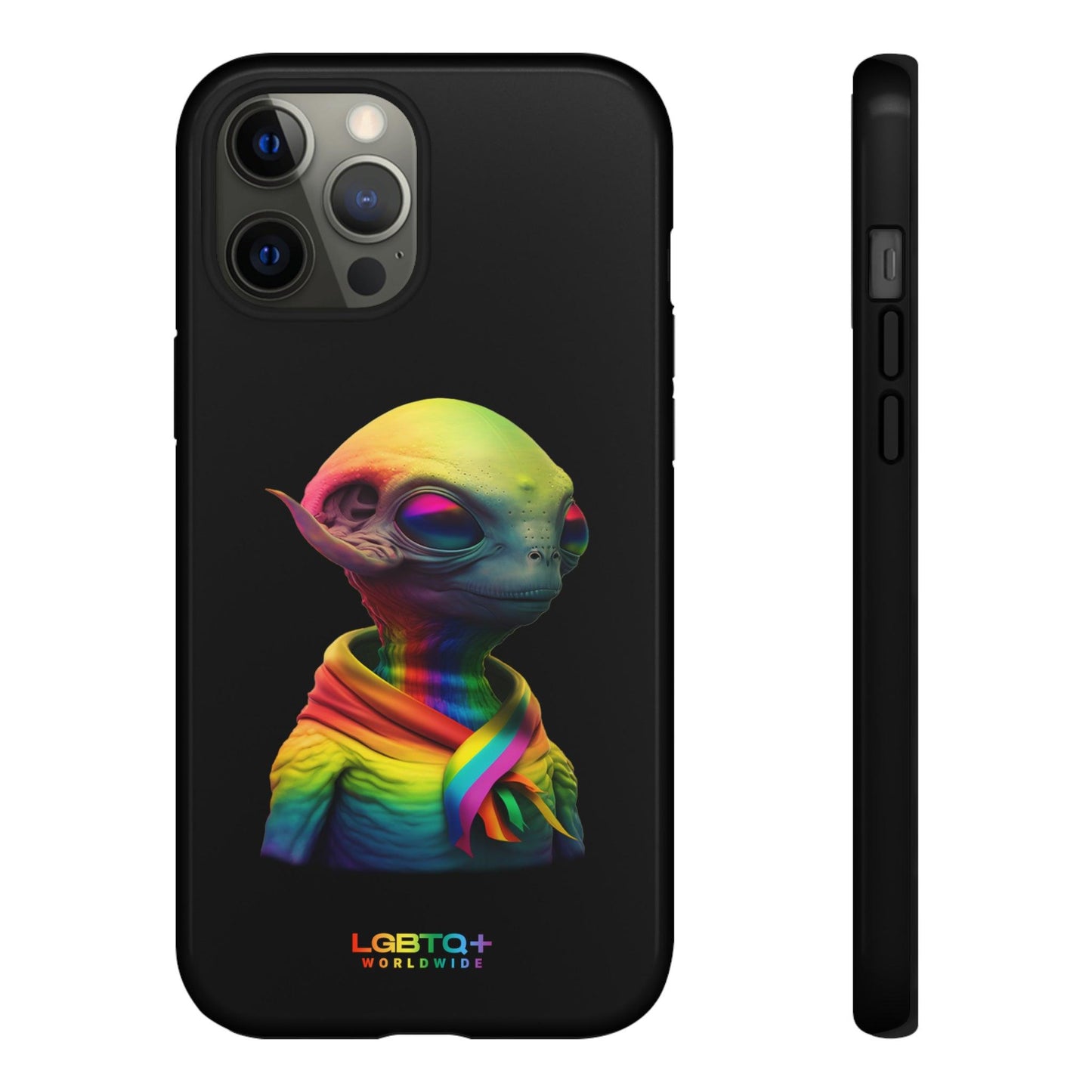 LGBTQWorldwide - ,,ALIEN" Doppelgehäuse Handyhülle Accessories, Glossy, iPhone Cases, Matte, Phone accessory, Phone Cases, Samsung Cases, tough, Valentine's Day Picks lgbtq Bekleidung Accessoires unisex Zubehör