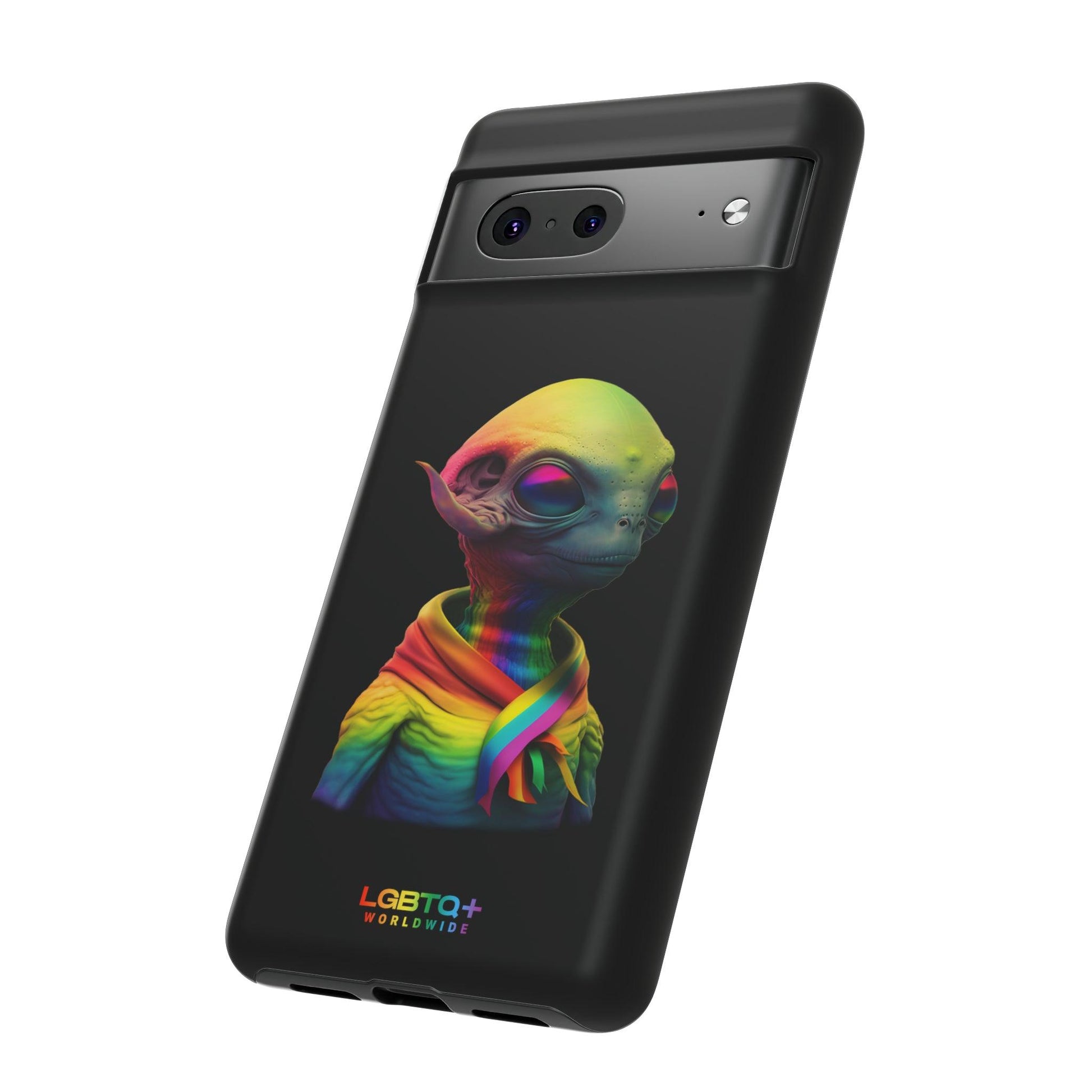 LGBTQWorldwide - ,,ALIEN" Doppelgehäuse Handyhülle Accessories, Glossy, iPhone Cases, Matte, Phone accessory, Phone Cases, Samsung Cases, tough, Valentine's Day Picks lgbtq Bekleidung Accessoires unisex Zubehör